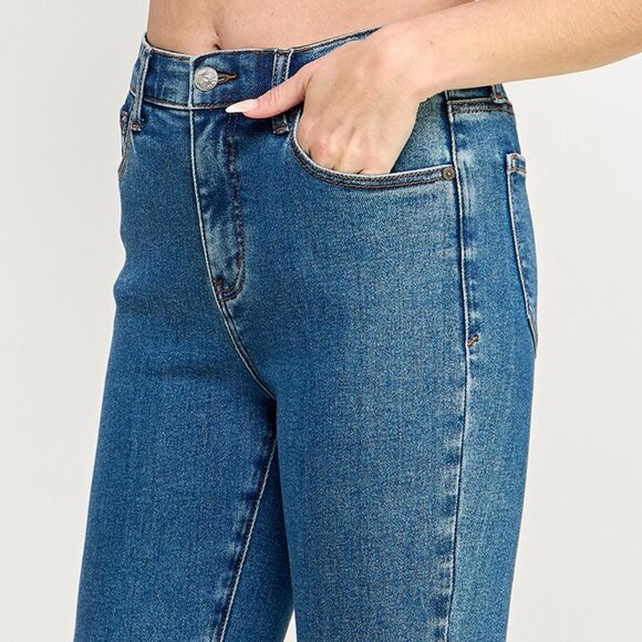 Special A Jeans Tummy Control Ankle Length Kick Flares With Ruffle Hem - Picture 8 of 8